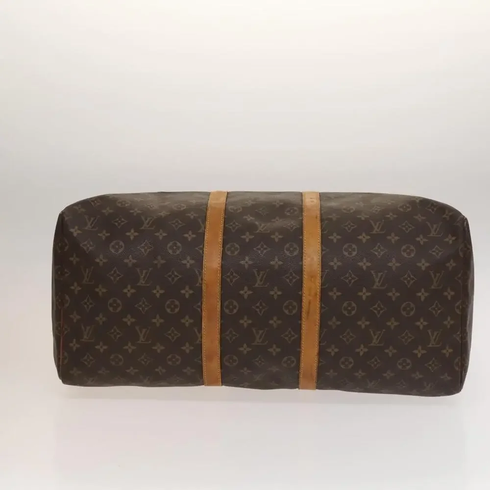 LOUIS VUITTON Monogram Keepall 55 Boston Bag M41424